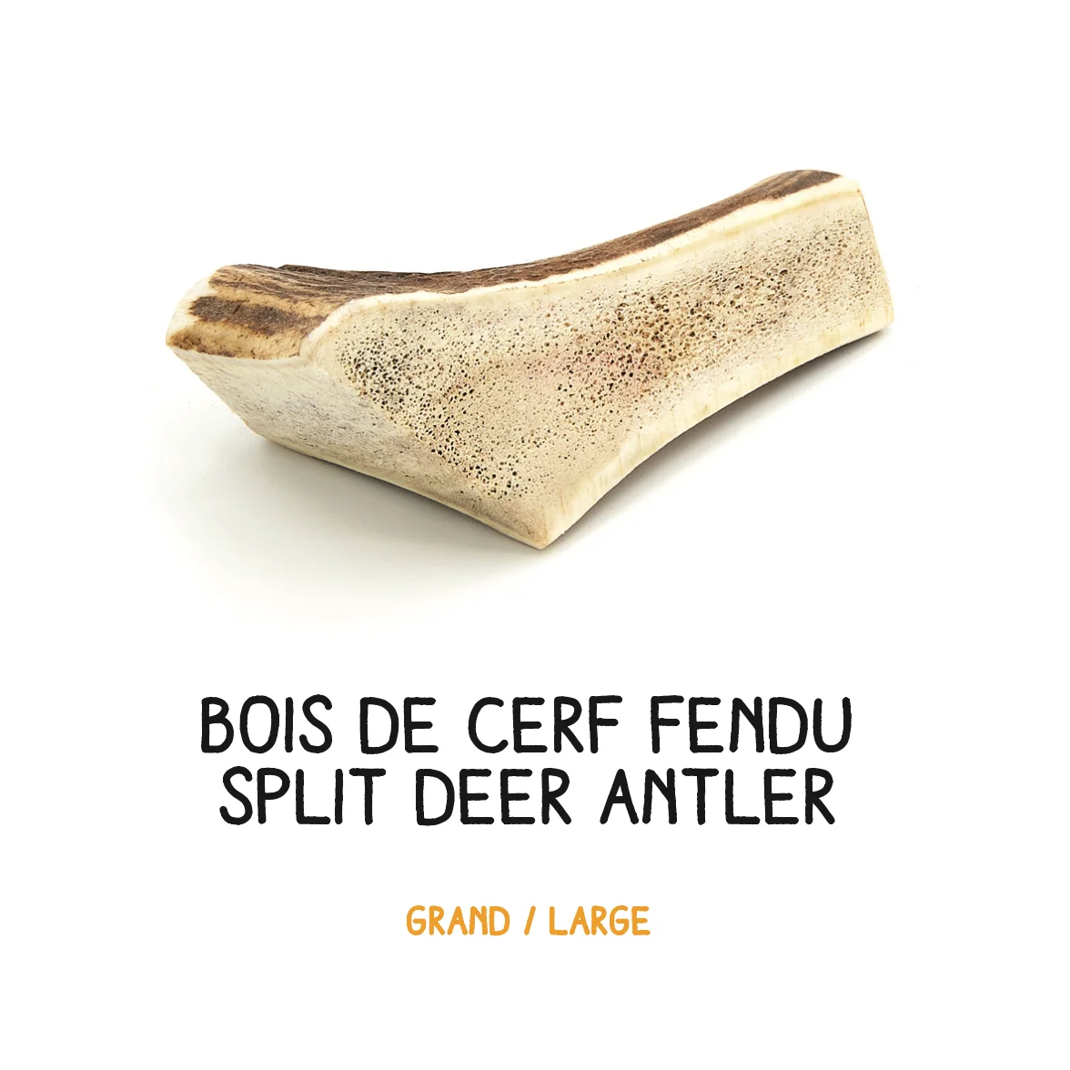 Bois de cerf brisé - L - 71-120g – Image 2