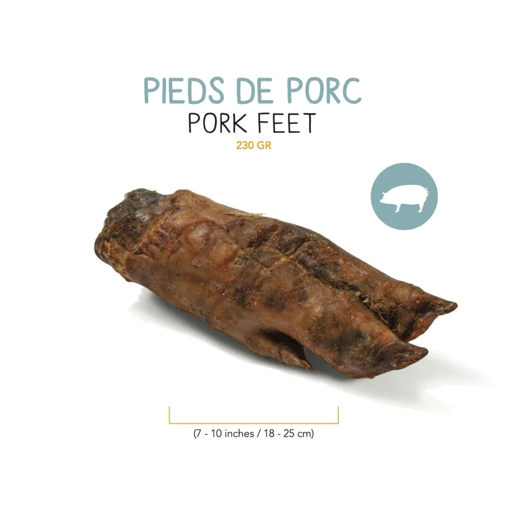 PIEDS DE PORC DESHYDRATEE – 230g